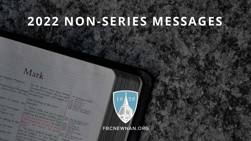 2022 Non-Series Message