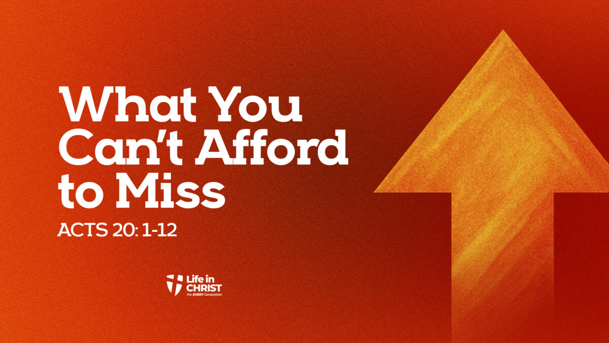 What You Can’t Afford to Miss
